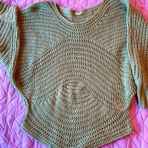 EUC EnCreme Sz S crochet sweater